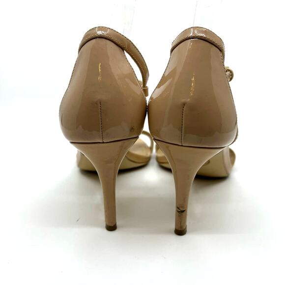 Michael Kors Nude Patent Leather Sandals Women's 10 US - Picture 6 of 9
